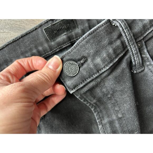 MOTHER The Rambler Zip Ankle Jeans Vroom Size 34 Wide Leg Bootcut Denim Pants - Picture 9 of 15